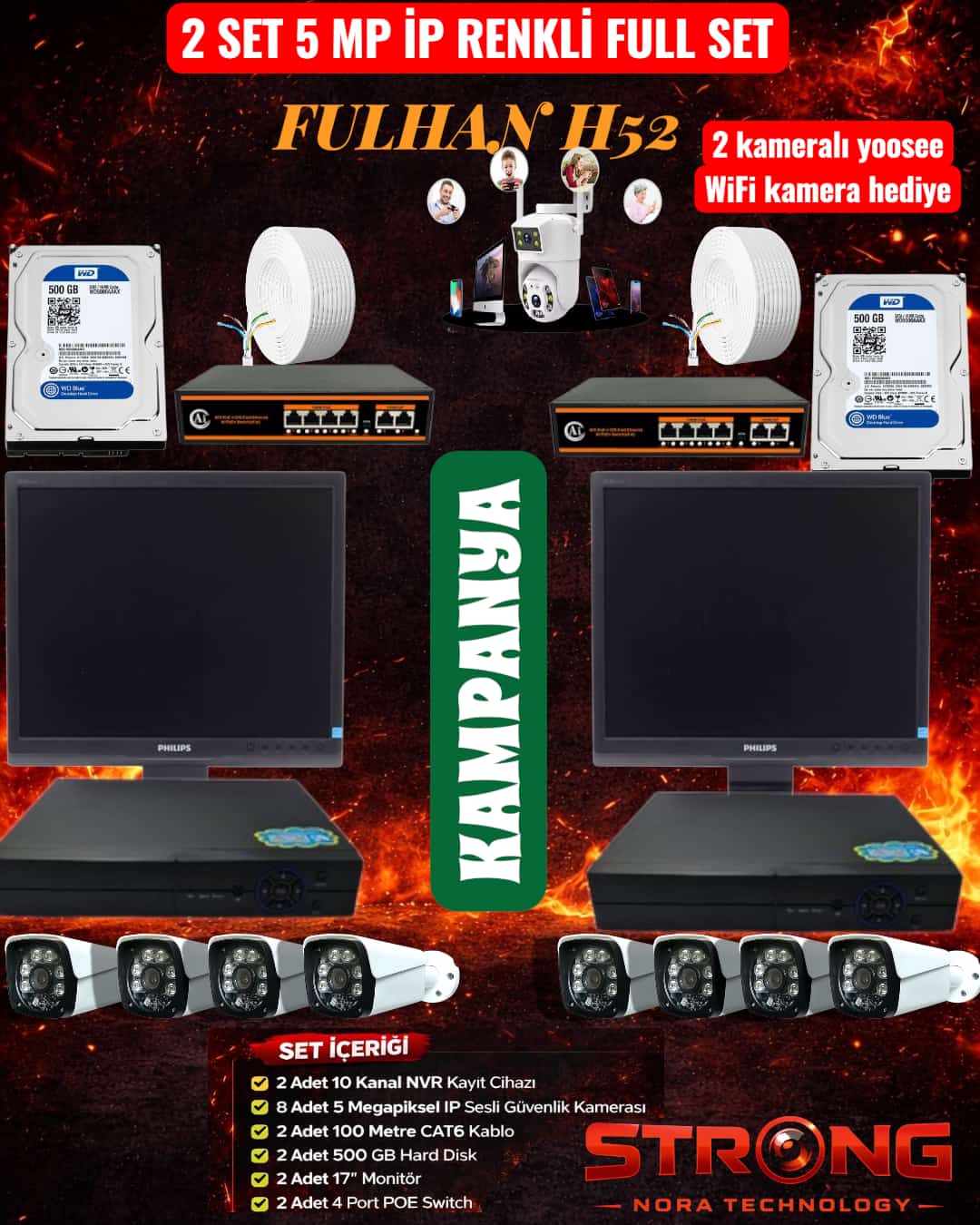 2 SET BİR ARADA 5 MP İP