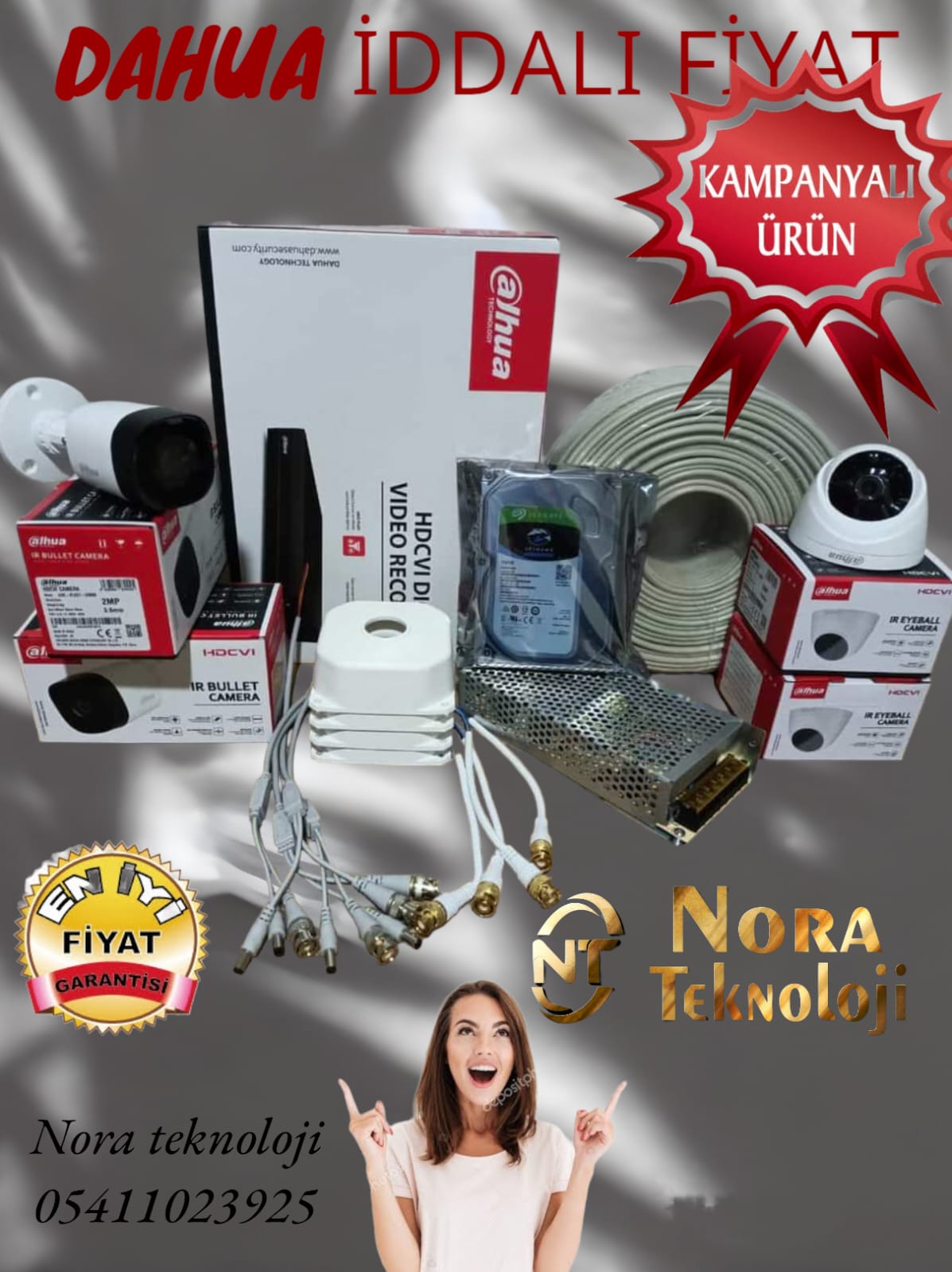 DAHUA 4 LÜ FULL SET.