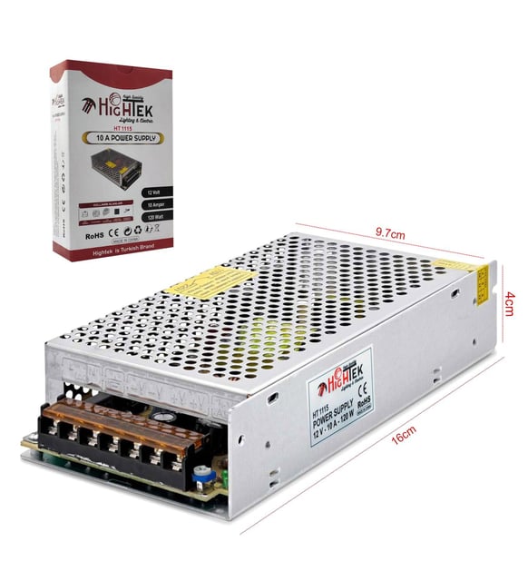 HİKTEK 12V 10 AMP ADAPTÖR
