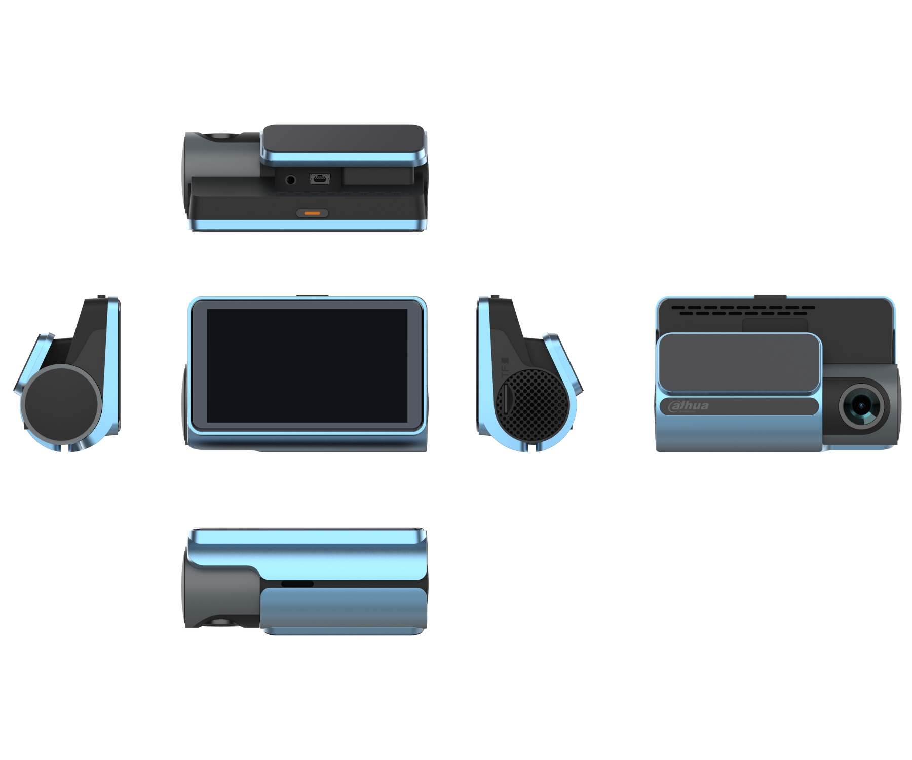 Dahua DAE-HC3511GW-S8 S8 2k Araç Içi Kamera 128 Gb'a Microsd Destekler Gps Dahili Wi-Fi G-Sensör Çift Kameralı