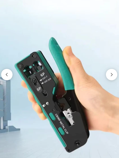 Seenergy SE-3864Y Cat7 Yeni Nesil Sıkma Pensesi RG11 RG45 Rg6 Cat5 Cat6 Cat7 Network Cat7 Pense